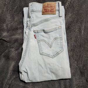 Levi's Women Pale Blue High Rise Bootcut Jeans